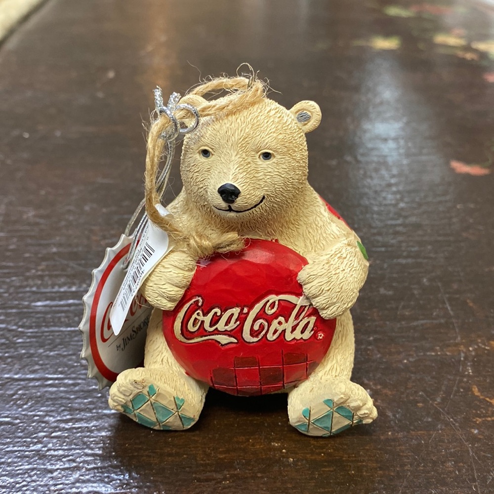 NIB Jim Shore Coca Cola Polar Bear Ornament.